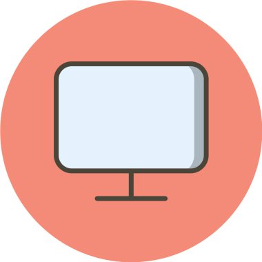 Düz vektör simgesini izle