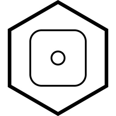 Zar Bir Simgesi Stili İzole Arkaplan