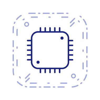 Multimedya düz simgesi beyaz arkaplanda izole edildi