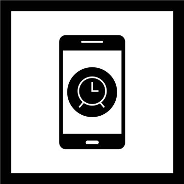 akıllı telefon ekran vektör çizimi, basit simge