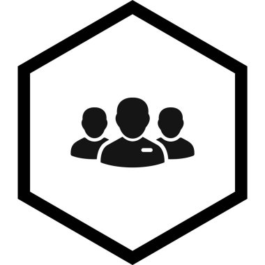 Moda Biçiminde Grup Simgesinin Lideri İzole Arkaplan 