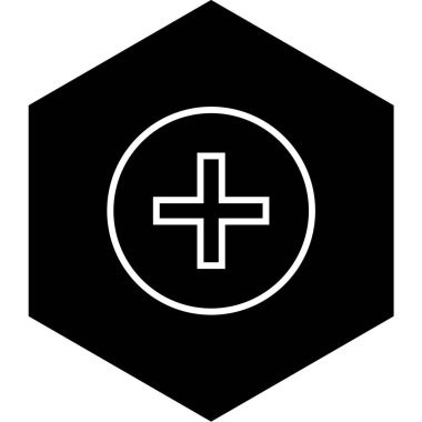 Modern b 'nin vektör illüstrasyonu artı simgesinden yoksun