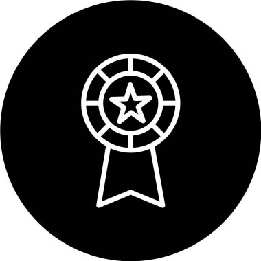 bir yıldızın vektör simgesi