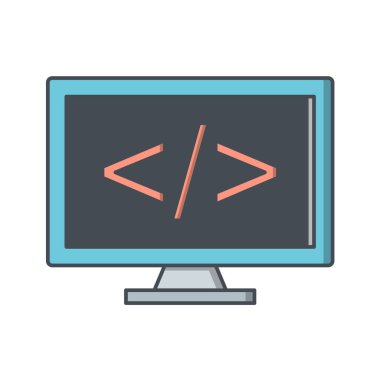 minimalist vektör illüstrasyonu, uygulama simgesi