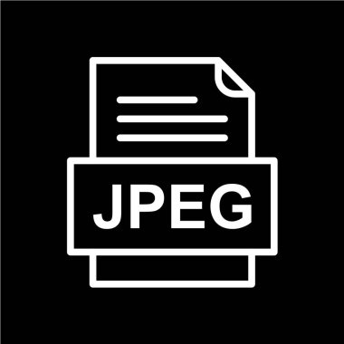 dosya biçimi simgesi, vektör illüstrasyonu