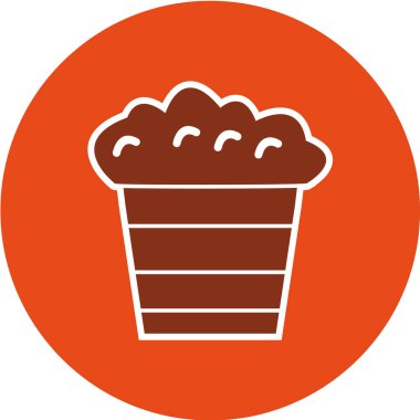 yiyecek ikonu vektör illüstrasyonu