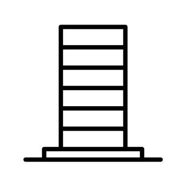 Beyaz arka planda izole edilmiş siyah bir fabrika simgesi. sembol vektör illüstrasyonu oluşturma.