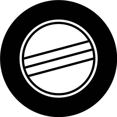 Bir tenis topunun vektör çizimi