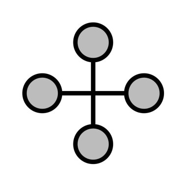 ağ simgesi, vektör illüstrasyonu. düz tasarım biçimi