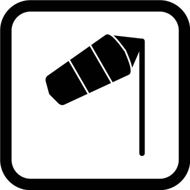 Buz hokeyi çubuğu simgesi siyah renkte, beyaz arkaplanda izole. yaz sembolü çizimi.