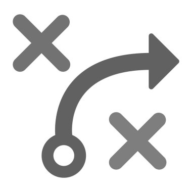 Moda Biçimli Taktik Simgesi İzole Arkaplan 