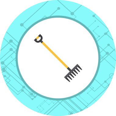 Moda Biçiminde Tırmık Simgesi İzole Arkaplan