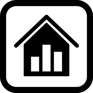 Gayrimenkul İstatistikleri Moda Biçiminde İzole Arkaplan