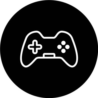 Vektör çizimi, basit simge joystick