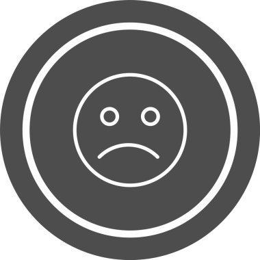 Üzücü Duygu Simgesi Moda Tarzı İzole Arkaplan