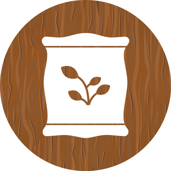 Icono Fertilizante Estilo Moda Aislado Fondo — Vector de stock