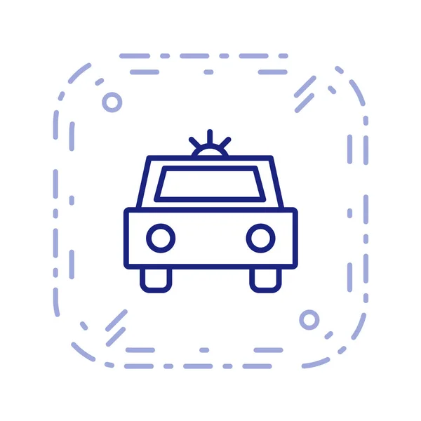 Icono Signo Coche Ilustración Vectorial — Vector de stock