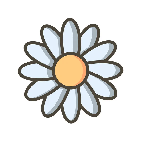 Bloem Pictogram Vector Illustratie — Stockvector