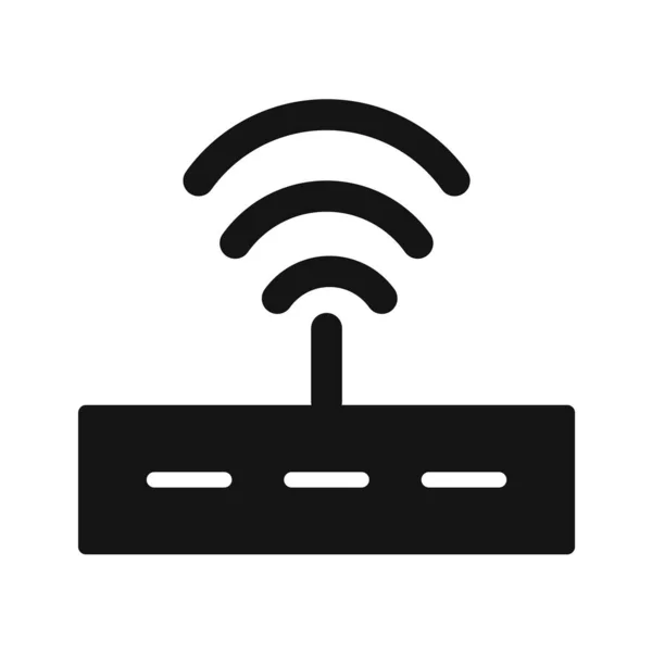 Wifi Signal Symbol Vektor Abbildung — Stockvektor