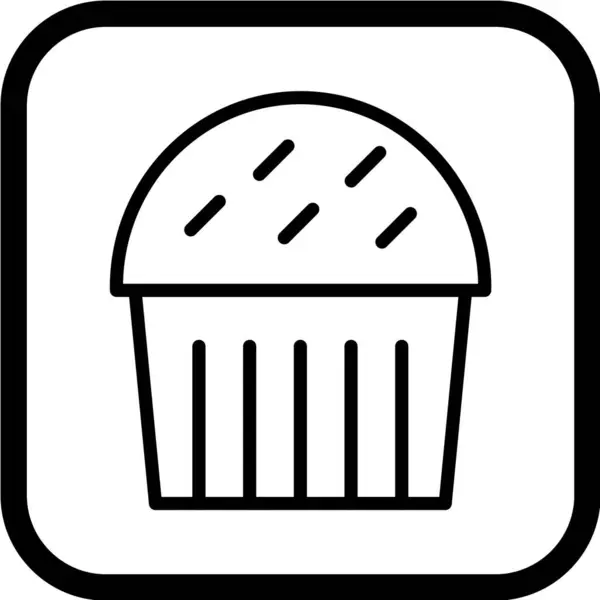 Alimento Icono Web Vector Ilustración — Archivo Imágenes Vectoriales