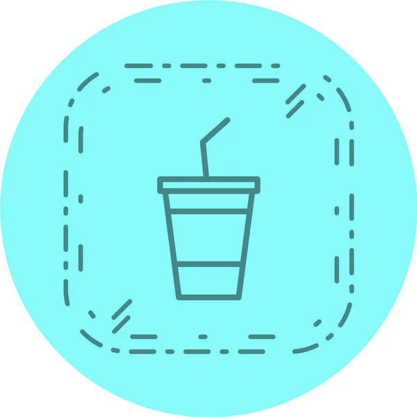 Illustration Vectorielle Web Des Aliments Boissons — Image vectorielle