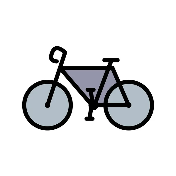 Fahrradsymbol Einfache Abbildung Des Fahrrad Vektor Piktogramms Für Web — Stockvektor