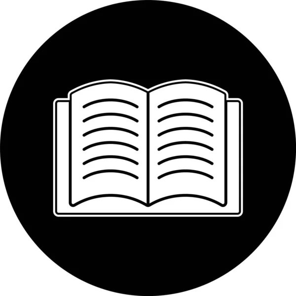 Open Book Icon Trendigen Stil Isolierten Hintergrund — Stockvektor