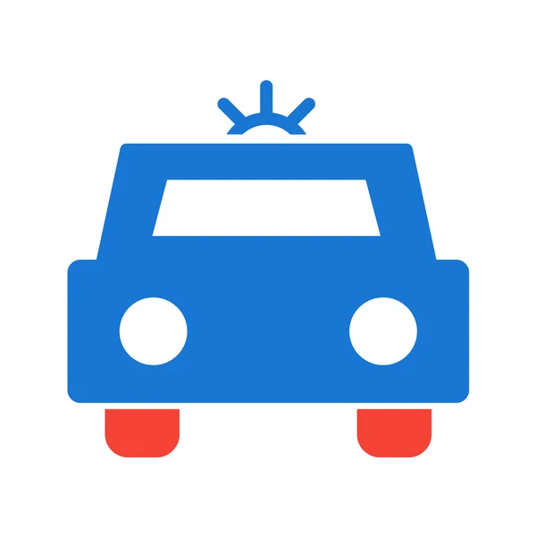 Car Flat Vector Icon — Stock Vector