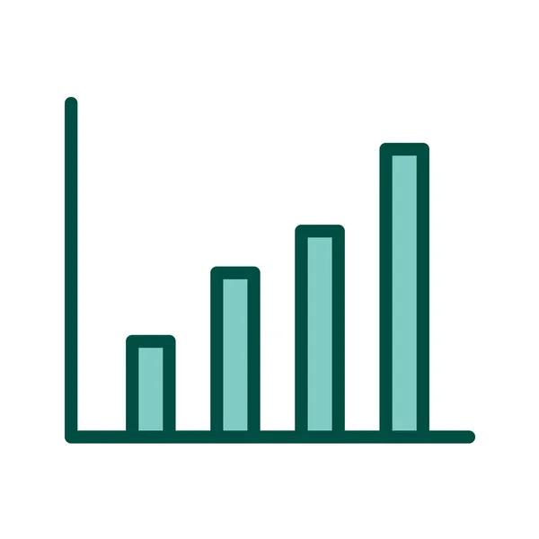 Icono Gráfico Estilo Plano Ilustración Vectorial Aislada Para Web — Archivo Imágenes Vectoriales