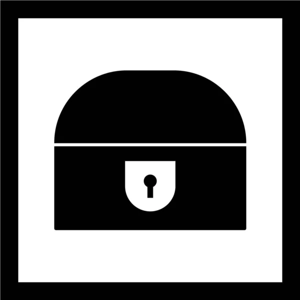 Vector Illustration Modern Lack Icon Lock — Stock Vector