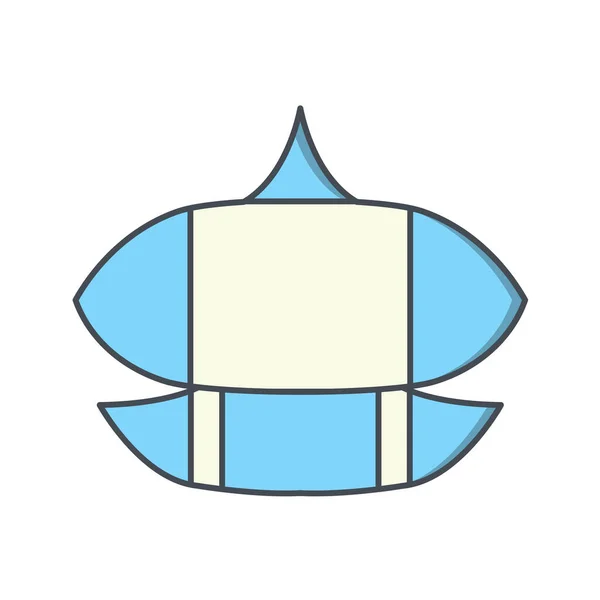 孤立した蓮のアイコンのベクトル図 — ストックベクタ