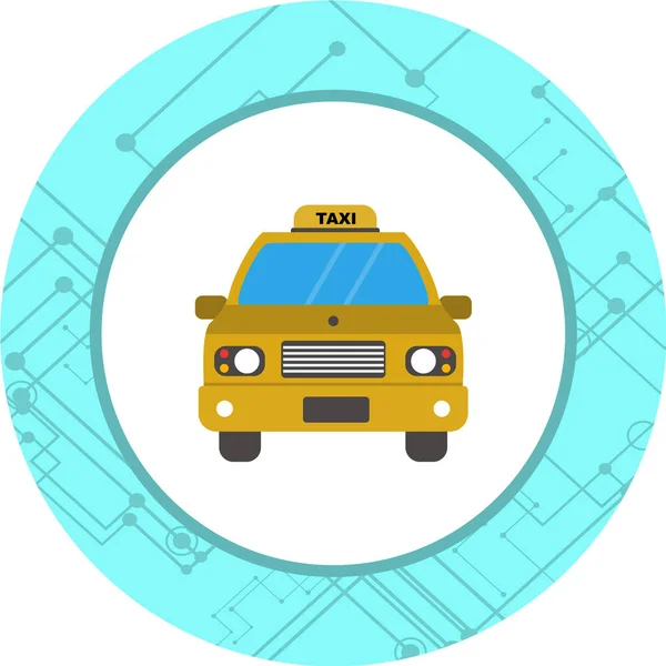 Illustration Signe Taxi Vecteur — Image vectorielle