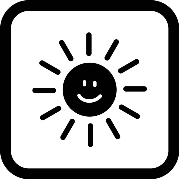 Icono Sonrisa Ilustración Vectorial — Archivo Imágenes Vectoriales