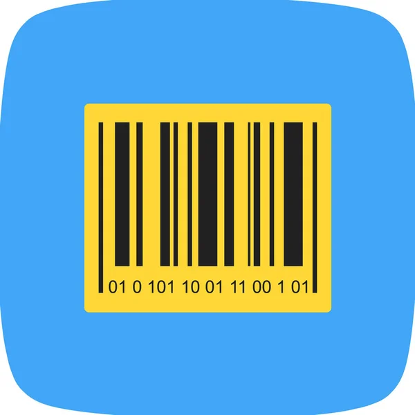 Icono Código Barras Ilustración Vectorial — Vector de stock