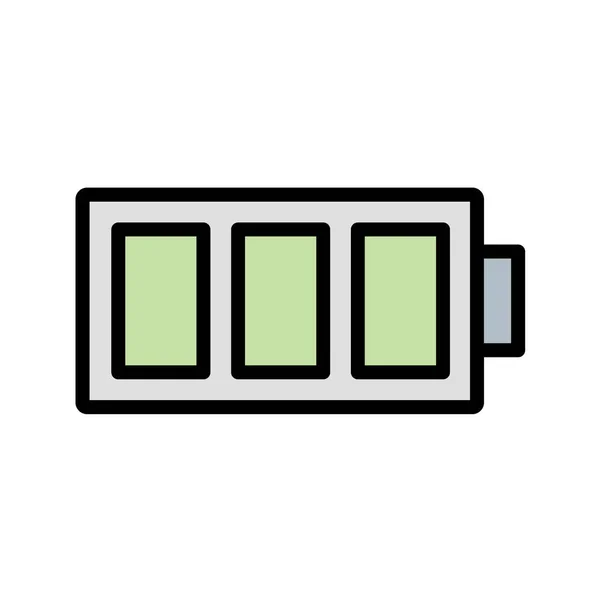 Icona Della Batteria Illustrazione Vettoriale — Vettoriale Stock