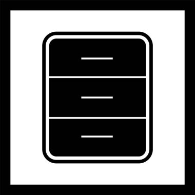  Moda Biçiminde Arşiv Simgesi İzole Arkaplanı 