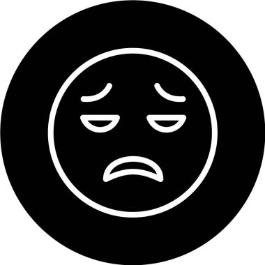 Gülümseme simgesi, vektör illüstrasyonu