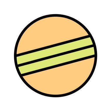 Tek izole simge sembolünün vektör illüstrasyonu