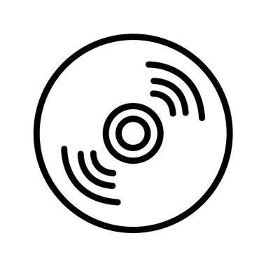 cd disk vektör çizimi, basit simge