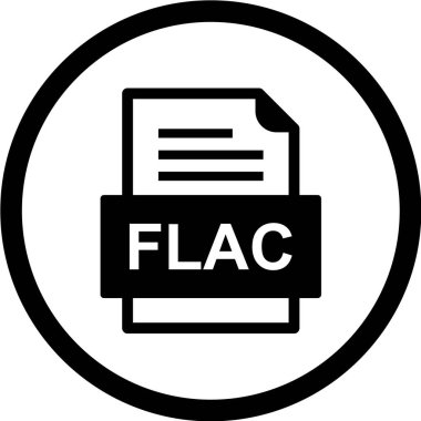 dosya biçimi simgesi, vektör illüstrasyonu