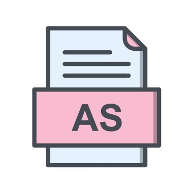 dosya biçimi simgesi, vektör illüstrasyonu 