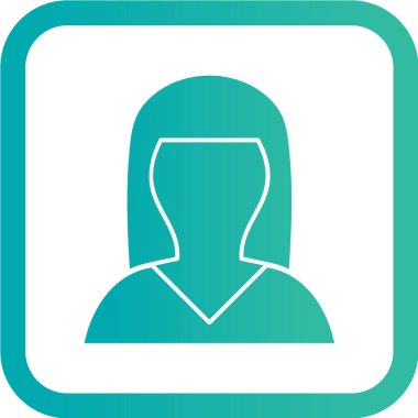 kullanıcı simgesi beyaz arkaplanda izole edildi. vektör illüstrasyonu