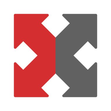 Simge Tarzını Genişlet İzole Arkaplan