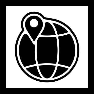 Modern simgenin vektör illüstrasyonu