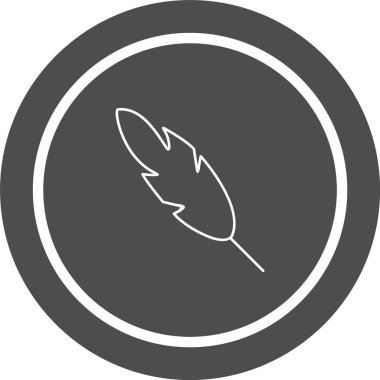 Kaligrafi Simgesi Moda Biçiminde İzole Arkaplan      