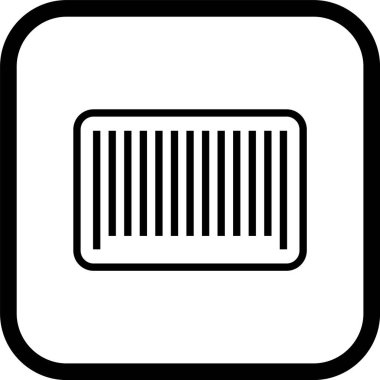  Moda Biçiminde Barkod Simgesi İzole Arkaplan