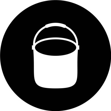 kova ağ ikonu vektör illüstrasyonu 