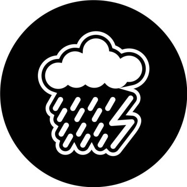 bulut simgesi, vektör illüstrasyonu