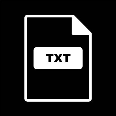 dosya biçimi simgesi, vektör illüstrasyonu