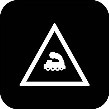 Yol simgesi, vektör illüstrasyonu